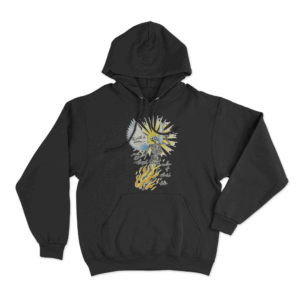 Angel Skeleton Hoodie Black 4