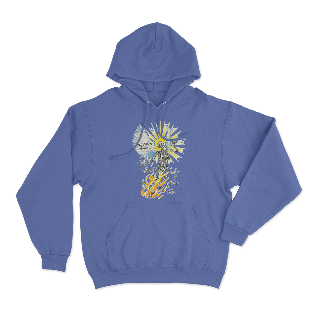 Angel Skeleton Hoodie Blue Angel Skeleton Hoodie Blue 4