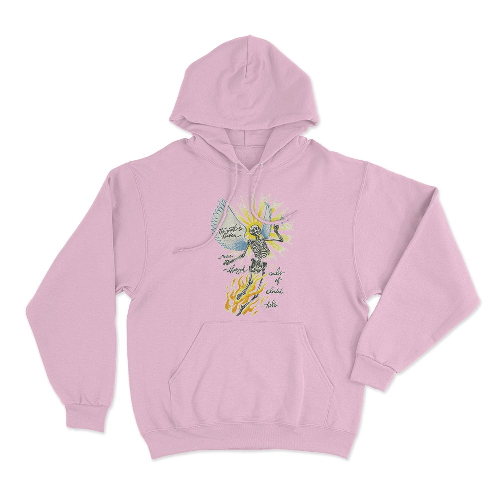 Angel Skeleton Hoodie Pink Angel Skeleton Hoodie Pink 4