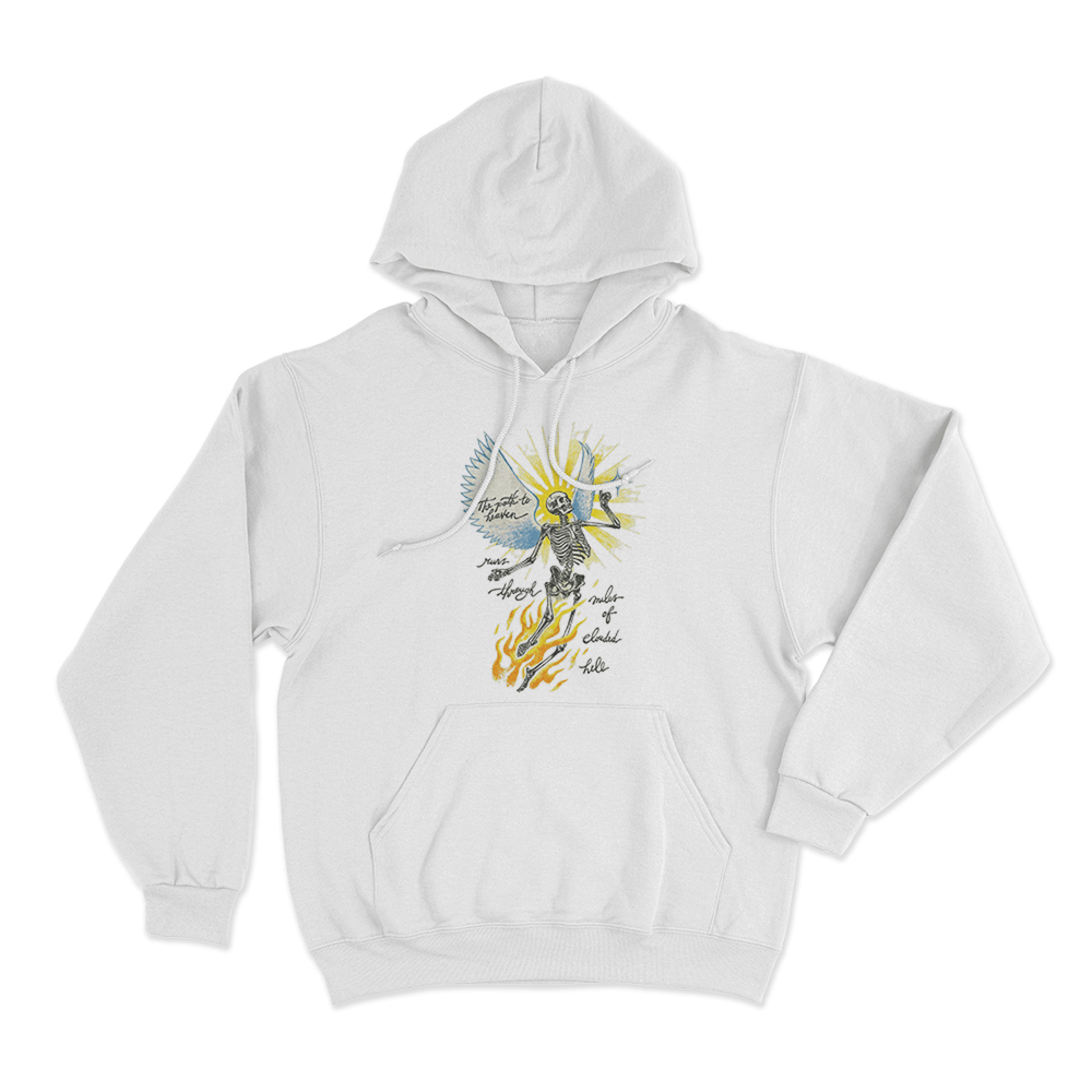 Angel Skeleton Hoodie White Angel Skeleton Hoodie White 3