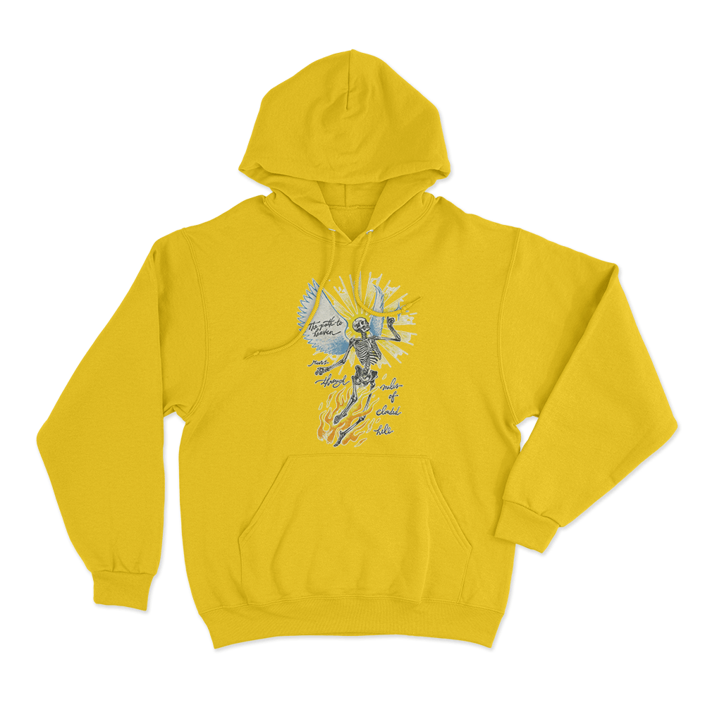 Angel Skeleton Hoodie Yellow Angel Skeleton Hoodie Yellow 3