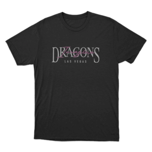 Las Vegas Dragon T Shirt Black