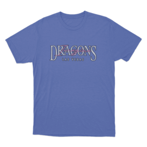 Las Vegas Dragon T Shirt Blue