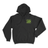 Lime ID Hoodie Black 1