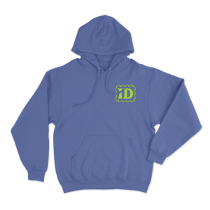 Lime ID Hoodie Blue 1