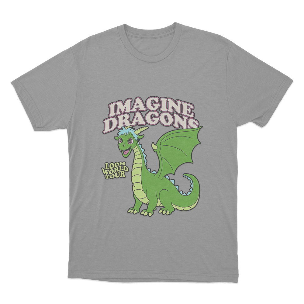 Playful Dragon T Shirt Grey Playful Dragon T Shirt Grey