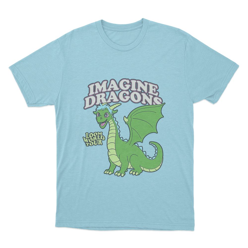 Playful Dragon T Shirt Sky Blue Playful Dragon T Shirt Sky Blue