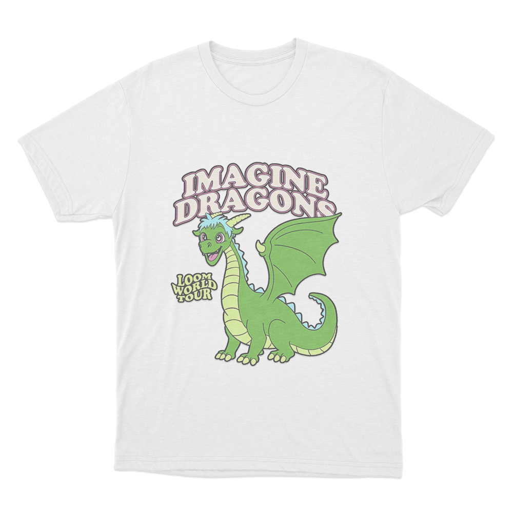 Playful Dragon T Shirt White Playful Dragon T Shirt White