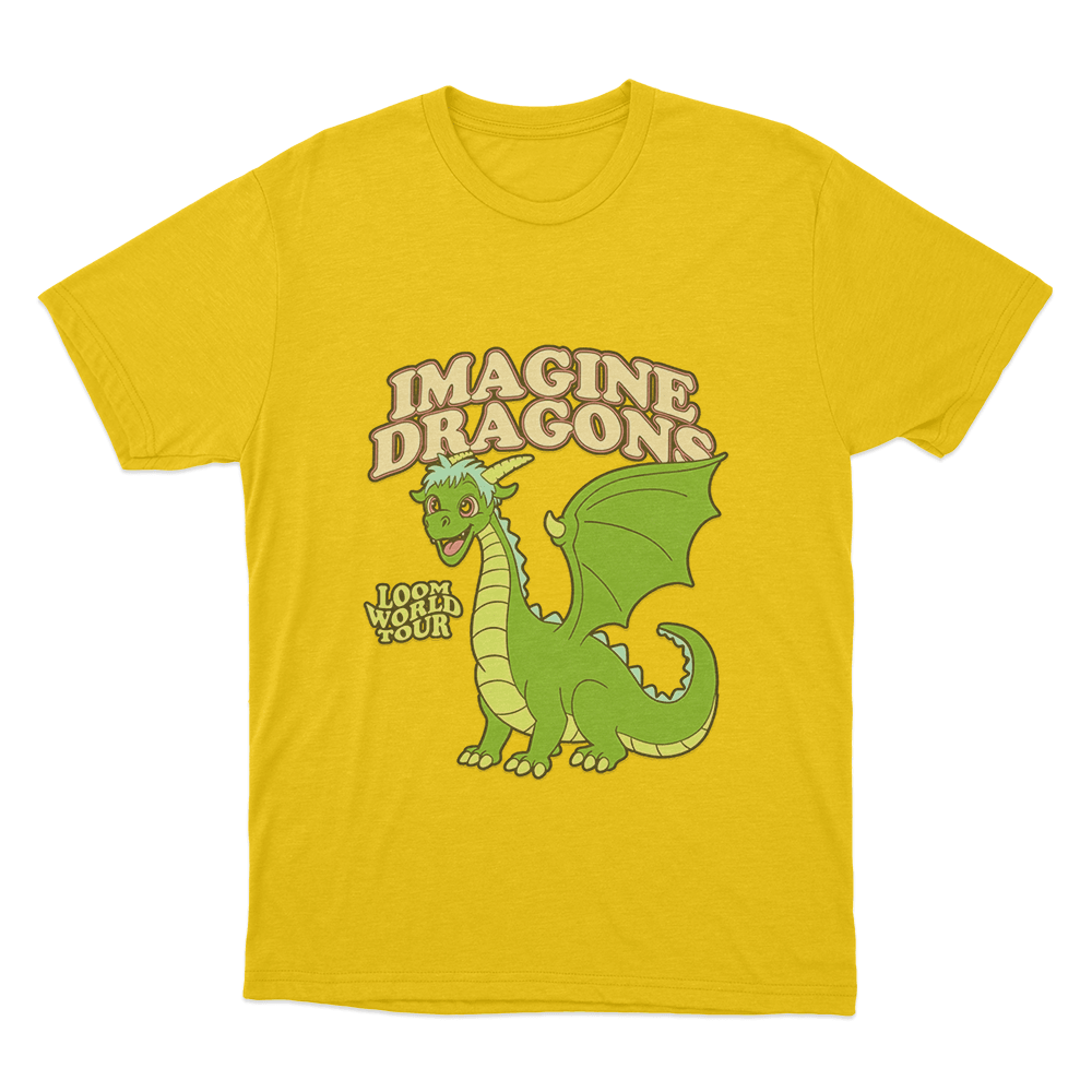 Playful Dragon T Shirt Yellow Playful Dragon T Shirt Yellow