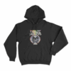 Psychedelic Skull Hoodie Black