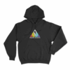 Rainbow Triangle Logo Hoodie Black