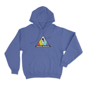 Rainbow Triangle Logo Hoodie Blue