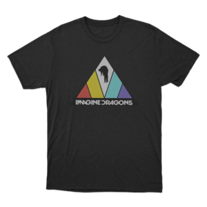 Rainbow Triangle Logo T Shirt Black