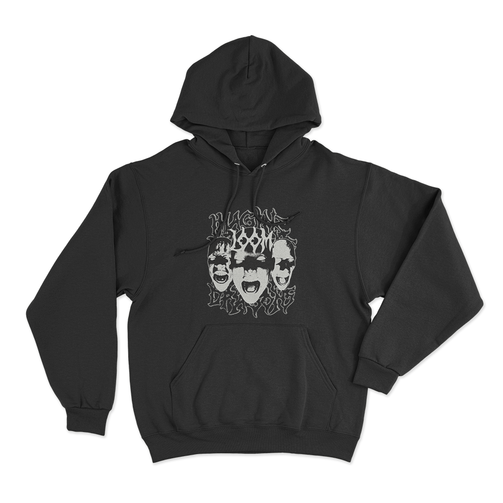 Screaming Faces Hoodie Black Screaming Faces Hoodie Black