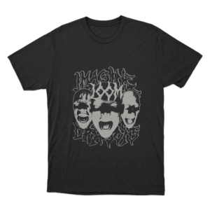 Screaming Faces T Shirt Black