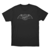 Vintage Bat Badge T Shirt Black
